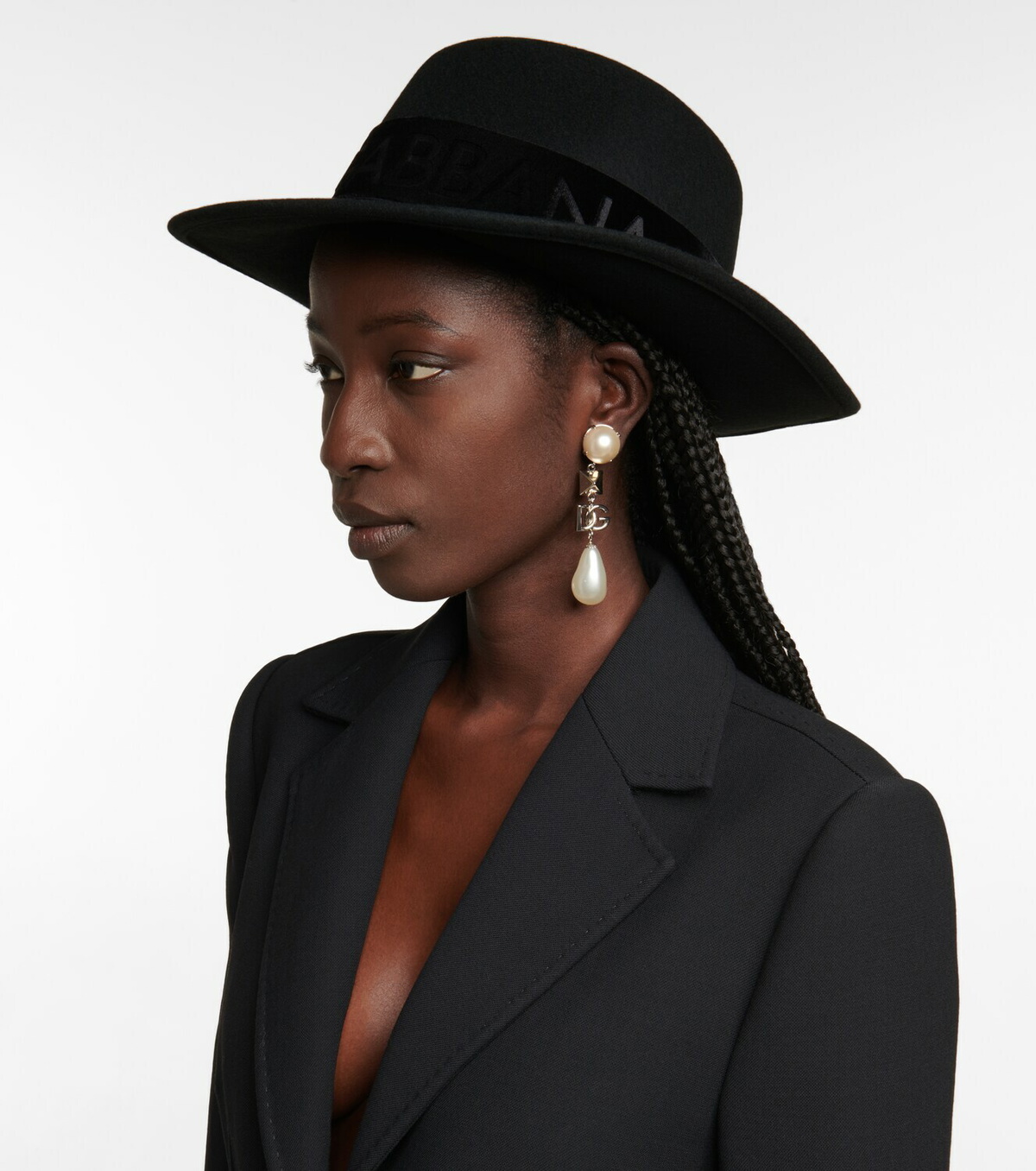 Dolce & Gabbana Fedora Dolce & Gabbana Beige Floral Print Straw Wide Brim Fedora  main image 3
