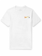 Nike Training - Logo-Print Cotton-Blend Dri-FIT T-Shirt - White