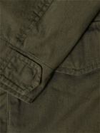 Herno - Tigri Cotton-Gabardine Hooded Field Jacket - Green