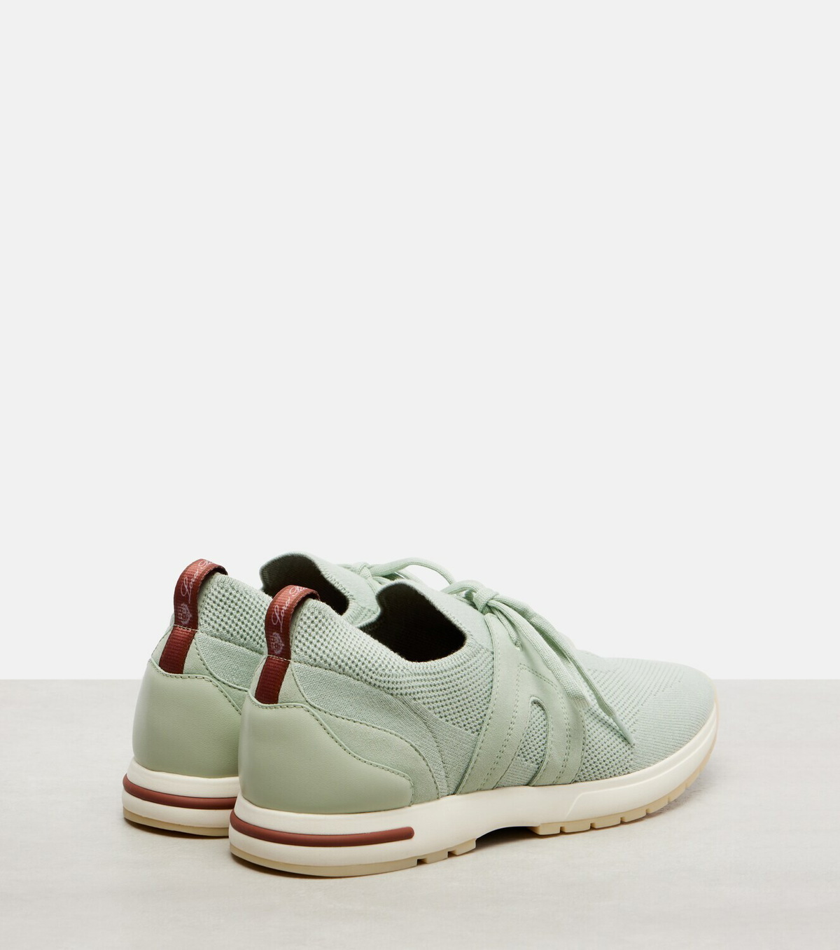 Loro Piana 360 LP Lady Flex suede-trimmed sneakers