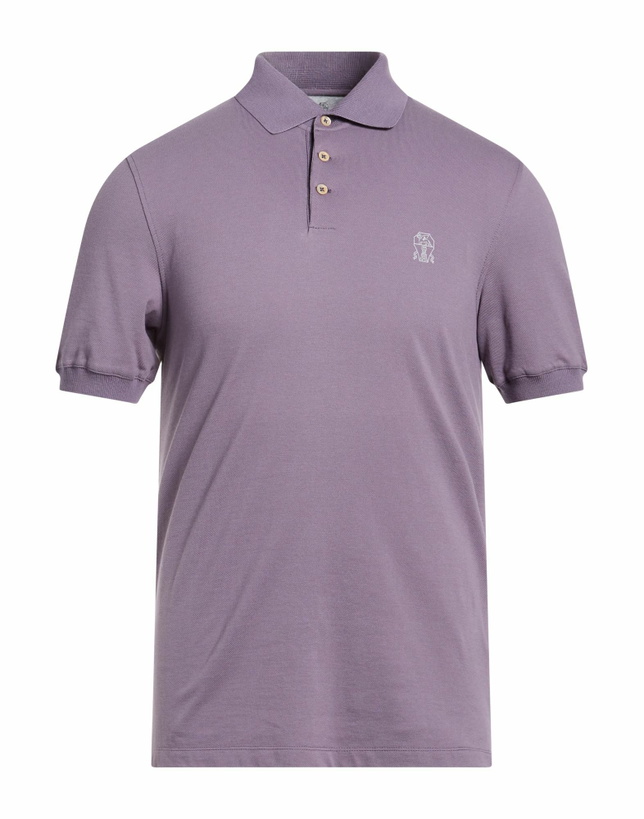 Photo: Brunello Cucinelli Mens Polo shirt in Purple
