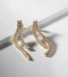Sophie Bille Brahe La Danse 18kt gold earrings with diamonds