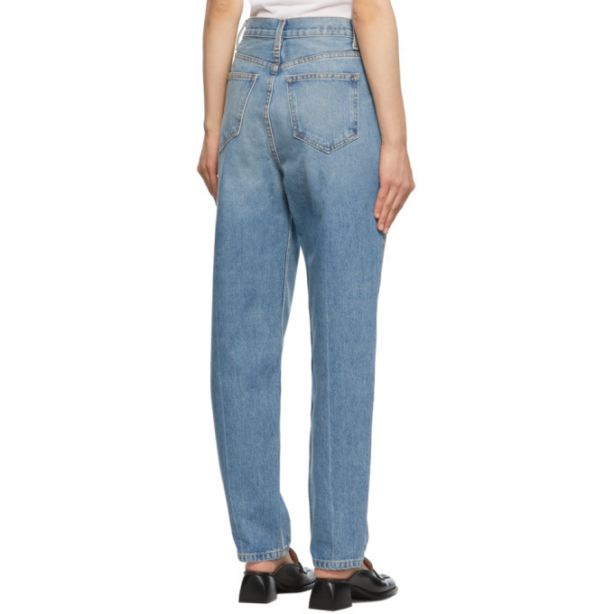 B Sides Blue Claude High Taper Jeans