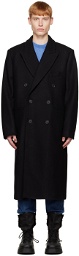 MISBHV Black Double-Breasted Coat