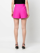 VALENTINO - Vlogo Wool And Silk Blend Shorts