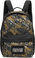 Versace Jeans Couture Black Logo Couture Backpack