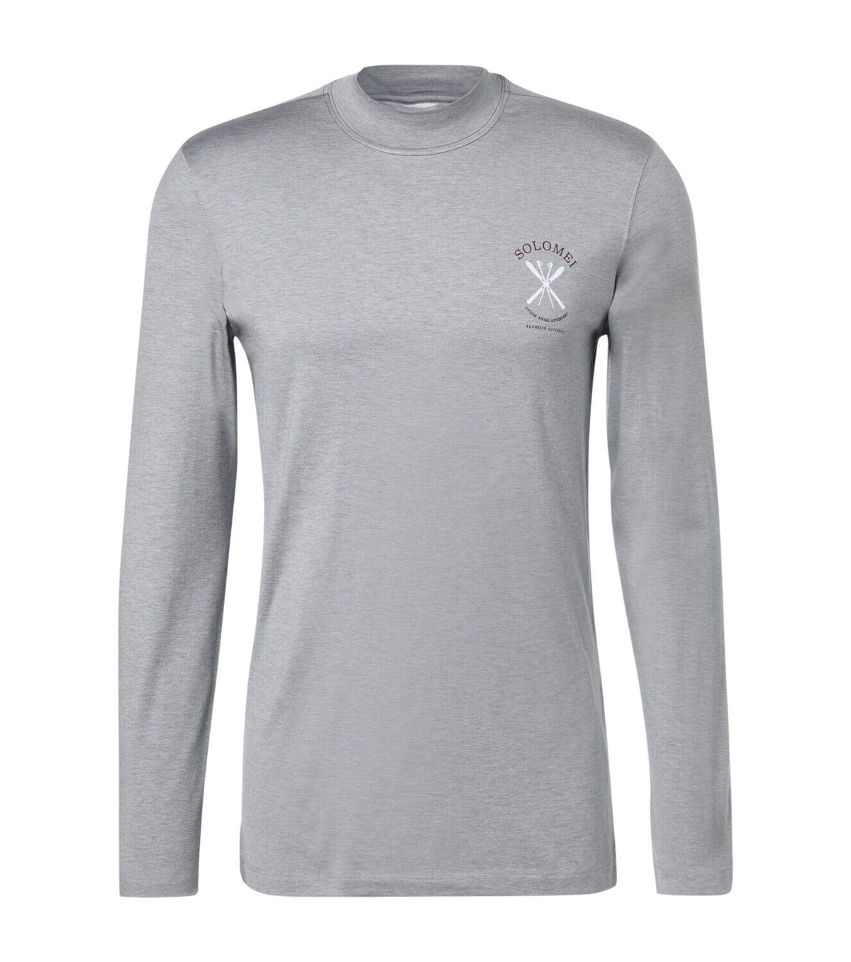 Brunello Cucinelli T Shirt Grey Mens Brunello Cucinelli