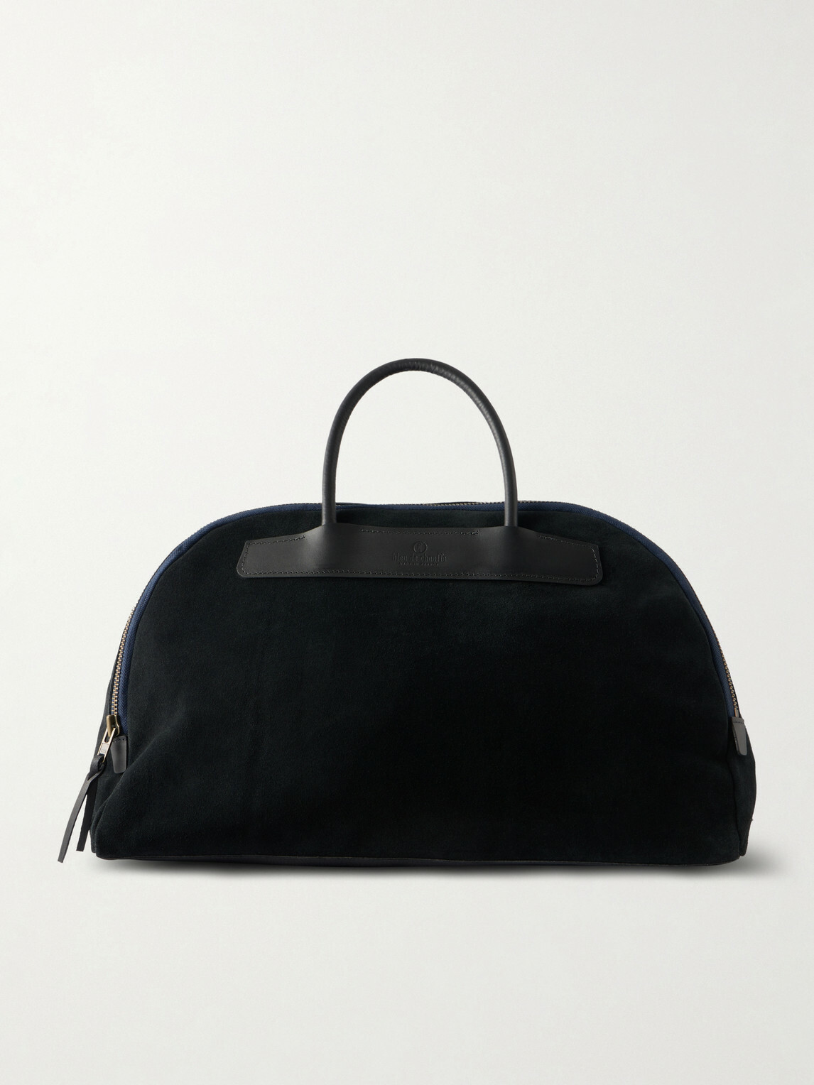 Bleu de Chauffe - Sac Voyage Leather-Trimmed Suede Weekend Bag