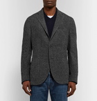 Incotex - Charcoal Slim-Fit Unstructured Puppytooth Wool-Blend Blazer - Men - Gray