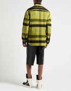 Rick Owens Mens Shirt Lime in Green
