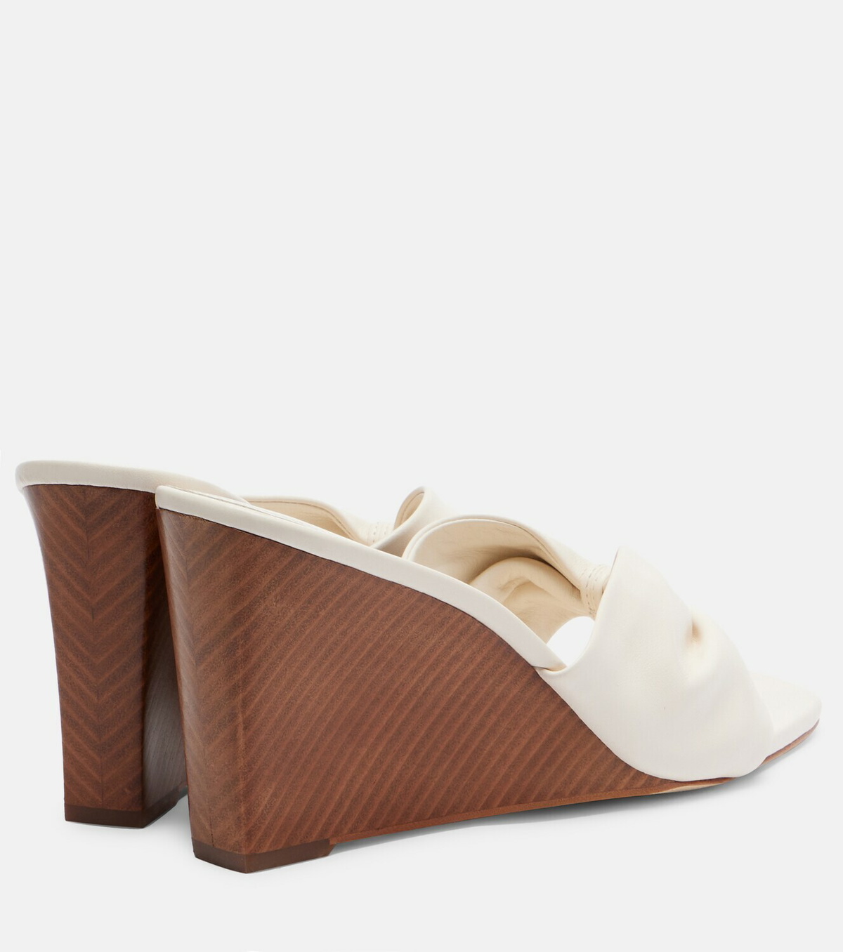 Veronica Beard Leather wedge sandals
