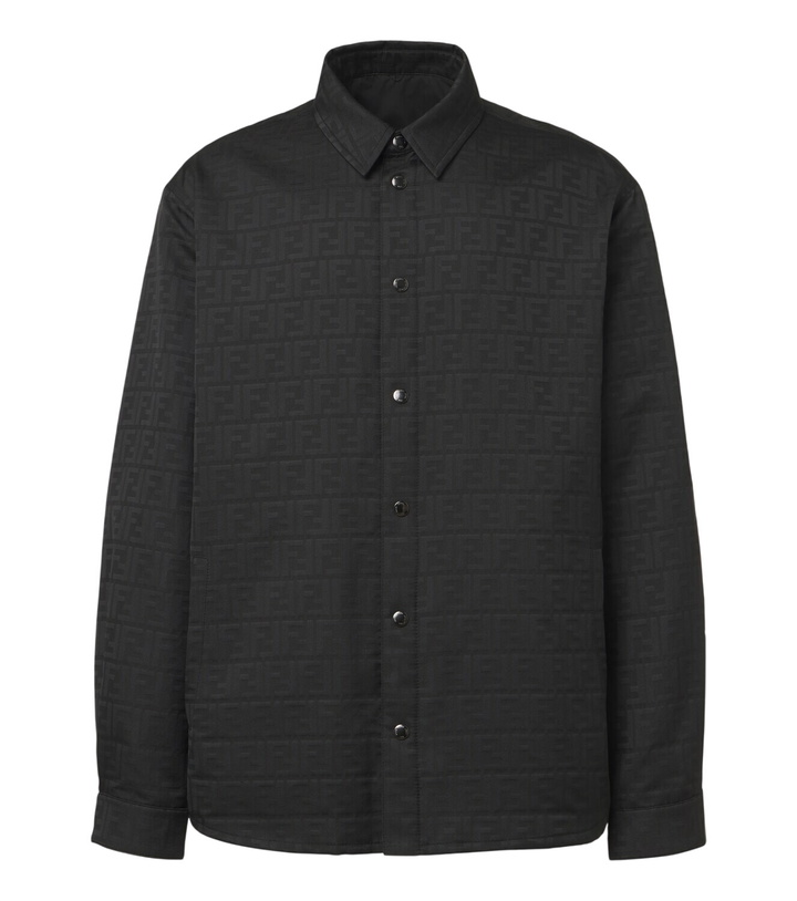 Photo: Fendi FF Zucca jacquard overshirt