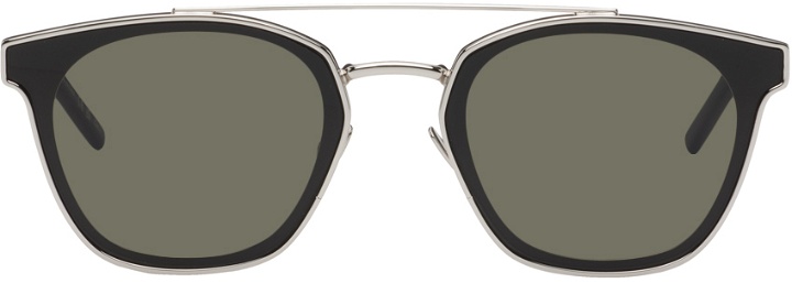 Photo: Saint Laurent Silver Classic SL 28 Sunglasses