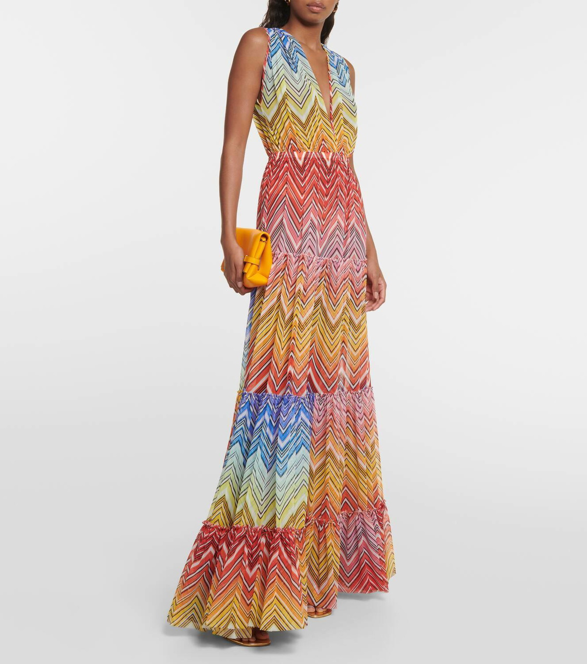 Missoni Mare Dress Missoni Mare Striped Metallic Crochet-knit Maxi Dress  Multi