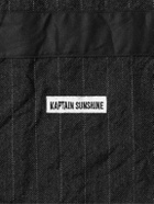 Kaptain Sunshine - Take Easy Pinstriped Wool-Twill Suit Jacket - Gray