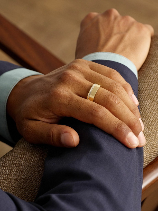 Photo: SHAY - 18-Karat Gold Diamond Ring - Black