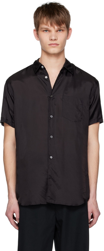 Photo: Comme des Garçons Shirt Black Buttoned Shirt