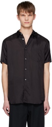 Comme des Garçons Shirt Black Buttoned Shirt