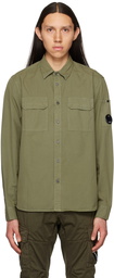 C.P. Company Khaki Flap Pocket Shirt