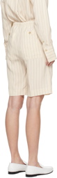 TOTEME Beige Relaxed Shorts