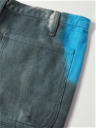 POLITE WORLDWIDE® - Carpenter Straight-Leg Tie-Dyed Jeans - Blue