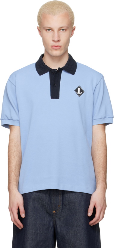 Photo: Lacoste Blue 'French Made' Classic Fit Badge Polo