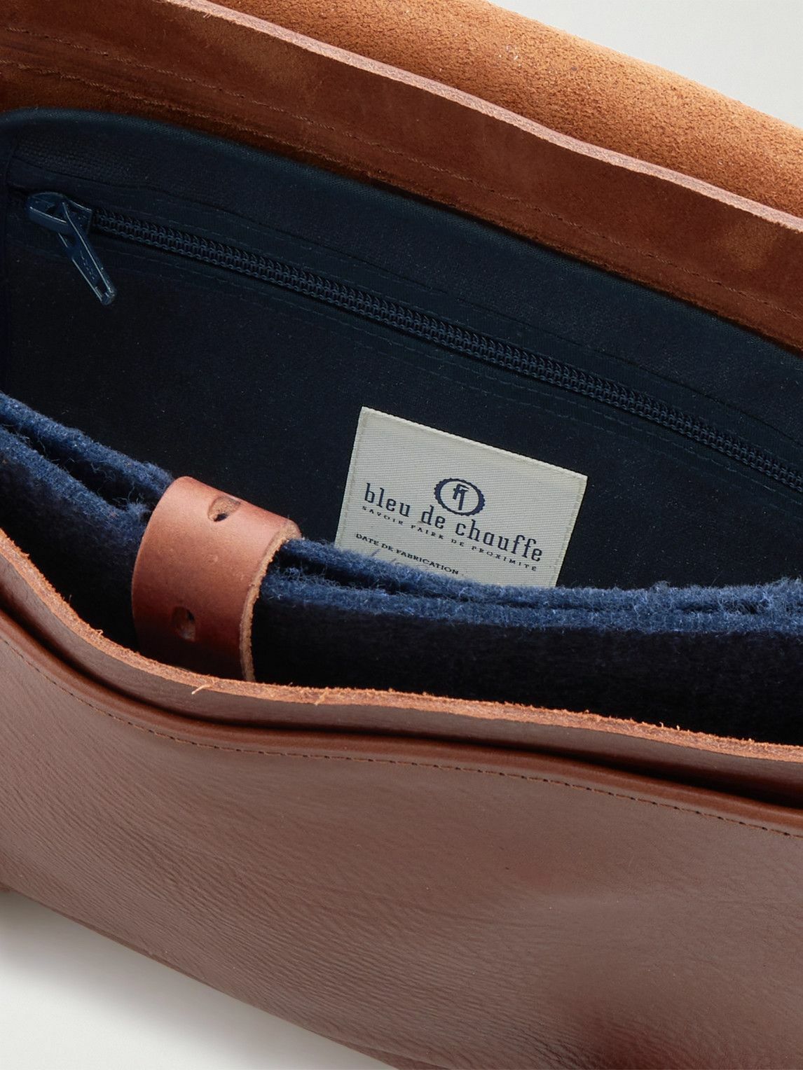 Bleu de Chauffe - Eclair Full-Grain Leather Messenger Bag