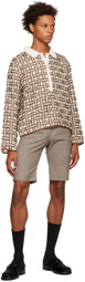 Connor McKnight Brown & Tan Beach Chair Goalie Shirt