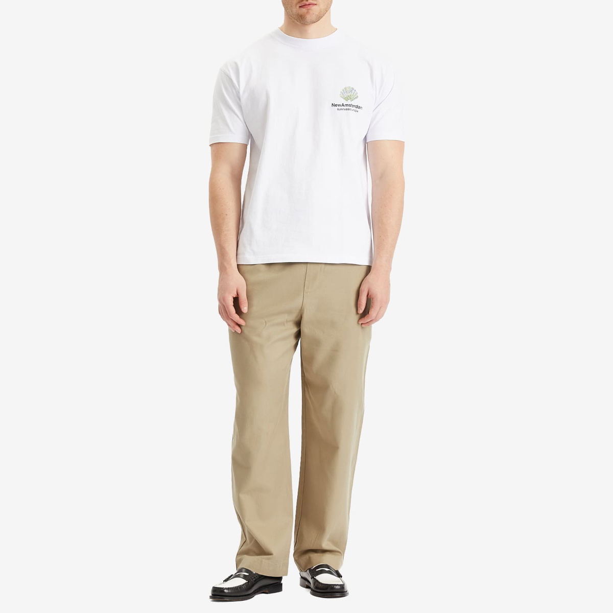 New Amsterdam Surf Association Men's Twill Work Trousers in Spray Green