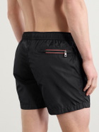 Moncler - Straight-Leg Mid-Length Swim Shorts - Black