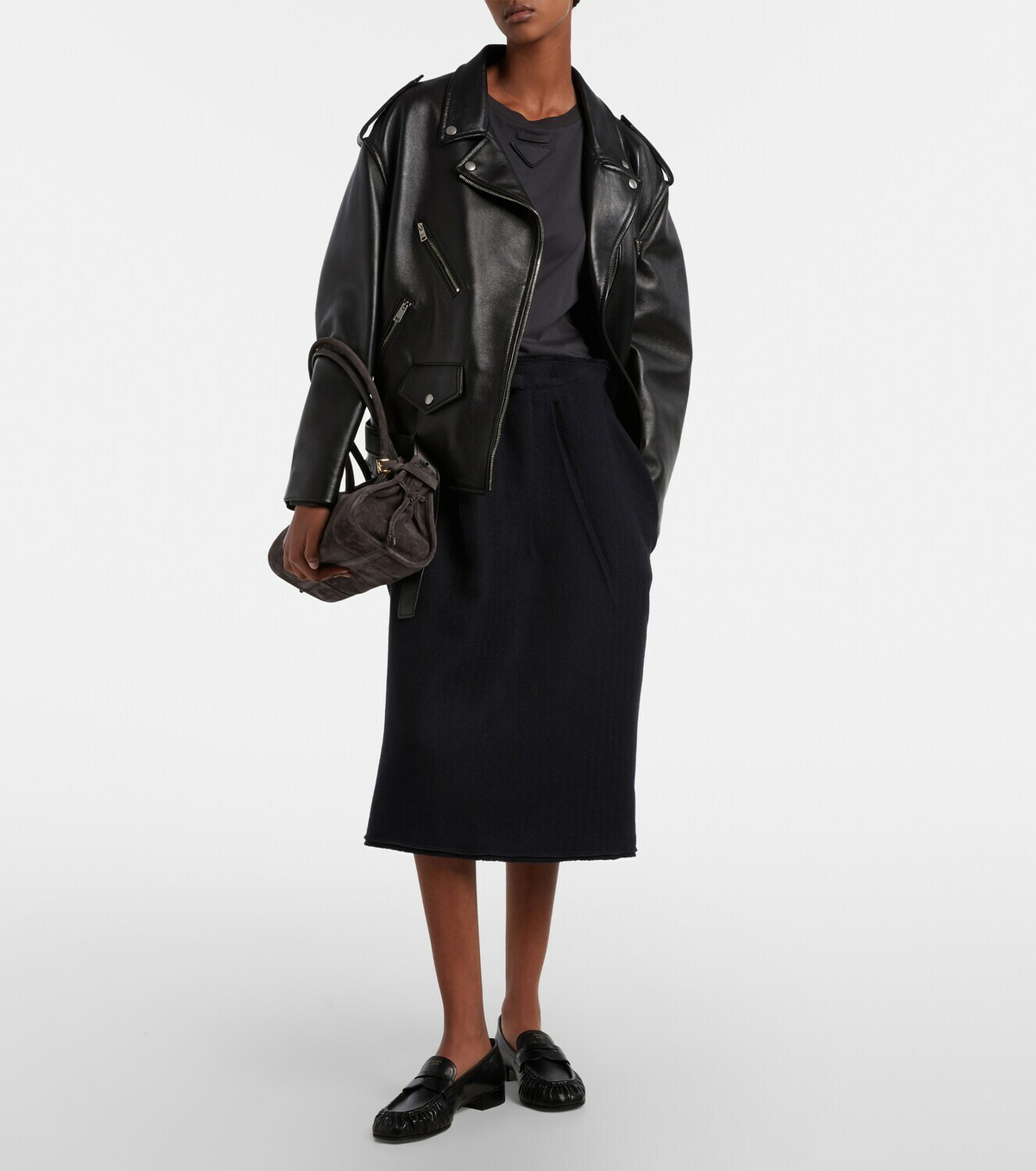 Prada Leather biker jacket