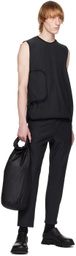 meanswhile Black Uneven Trousers