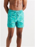 Vilebrequin - Moorea Printed Mid-Length Swim Shorts - Blue
