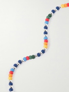 Roxanne Assoulin - Baby Bead Silver-Tone and Enamel Beaded Necklace