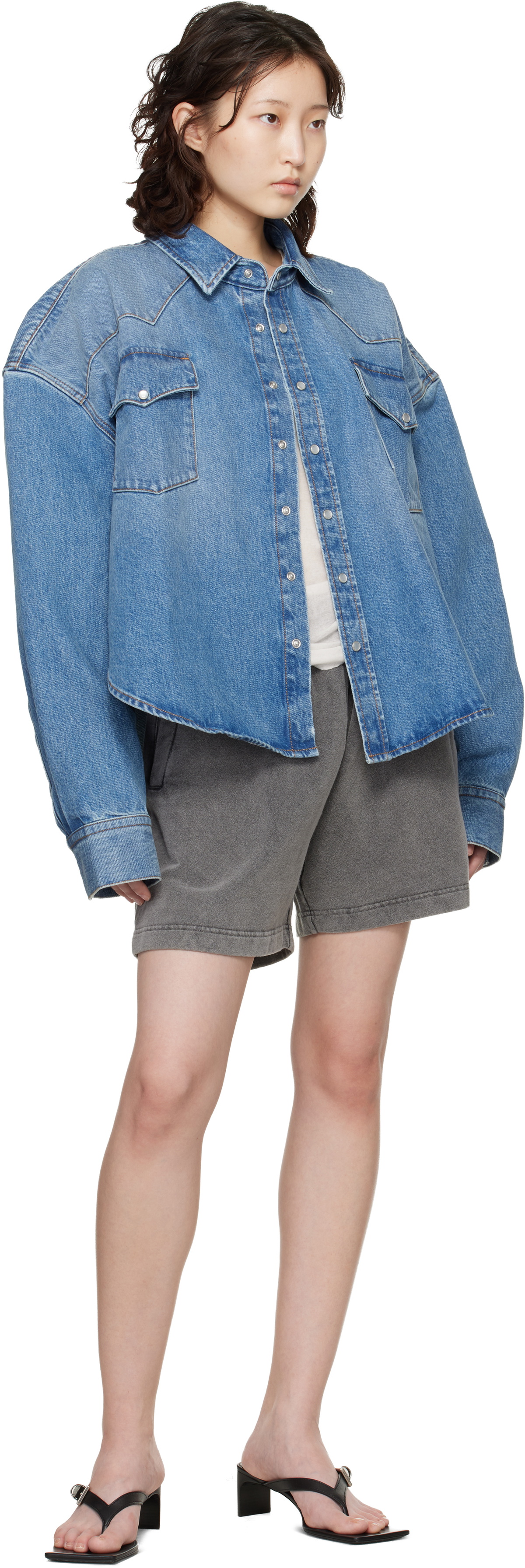 VETEMENTS Blue Cowboy Denim Shirt