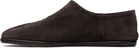Maison Margiela Brown Tabi Babouche Loafers