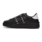 Valentino Black Valentino Garavani Inez and Vinoodh Edition Flower Rockstud Untitled Sneakers