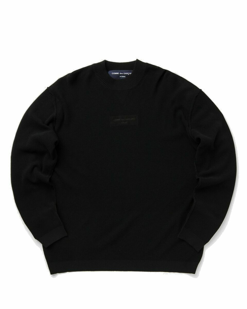 Photo: Comme Des Garçons Homme Men's Sweater Black - Mens - Sweatshirts