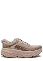 Hoka Bondi 7 Mesh-knit Sneakers Brown
