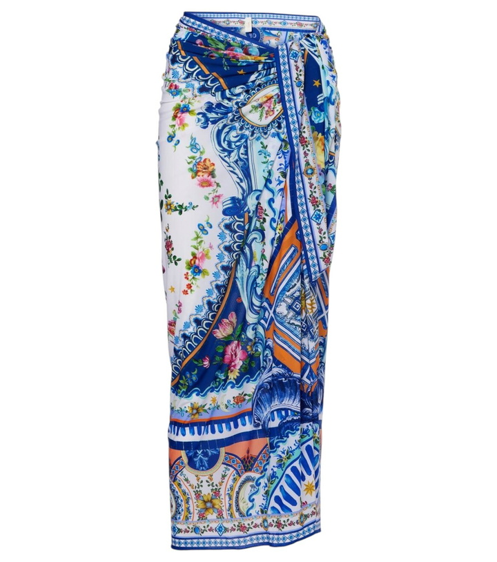 Photo: Camilla Printed beach cover-up