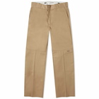 Dickies Women's Double Knee Loose Pant in Khaki