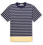 Armor Lux - Striped Cotton-Jersey T-Shirt - Blue