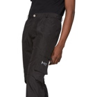 Heliot Emil Black Technical Layered Trousers