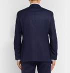 Canali - Navy Super 120s Micro-Checked Wool Suit Jacket - Navy