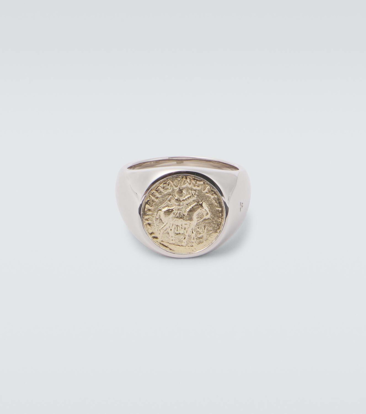Tom Wood Coin gold-plated sterling silver ring
