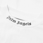 Palm Angels Mock Neck Oversized Logo Tee