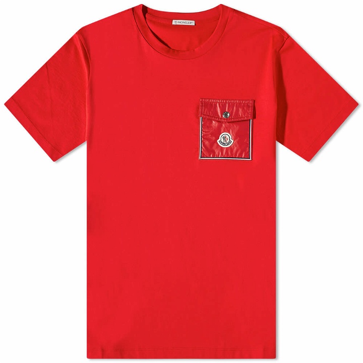 Photo: Moncler Men's Pocket T-Shirt in Red