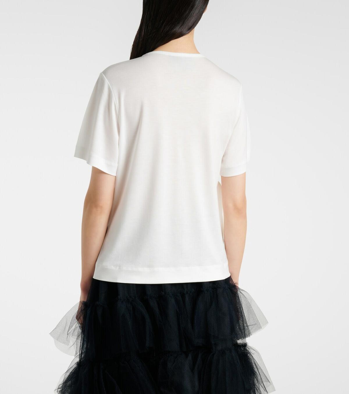 Simone Rocha Bow-detail jersey T-shirt Simone Rocha