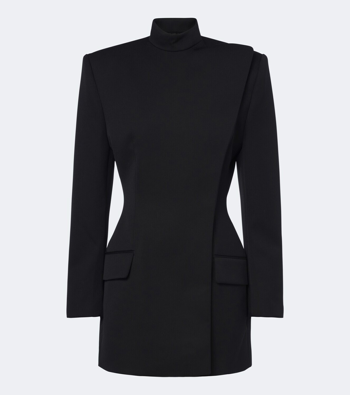 Mugler Wool blazer dress