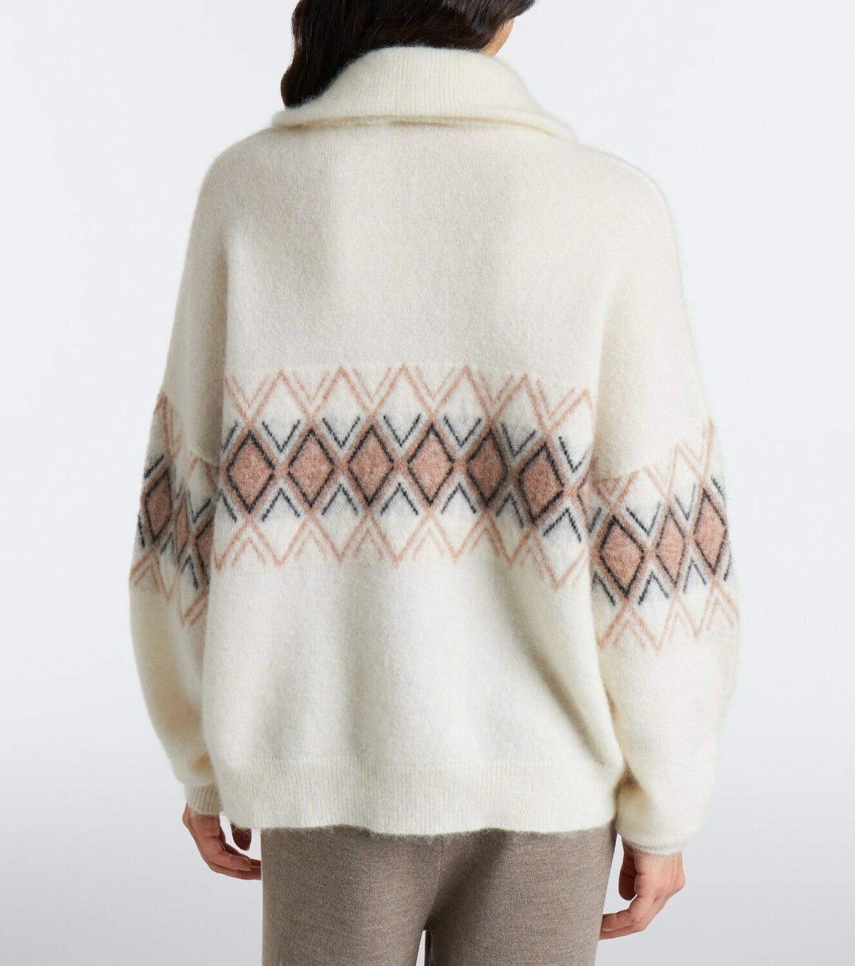 Fusalp Mireva mohair-blend half-zip sweater